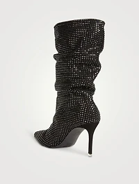 Genesis Sequin Suede Scrunch Boots