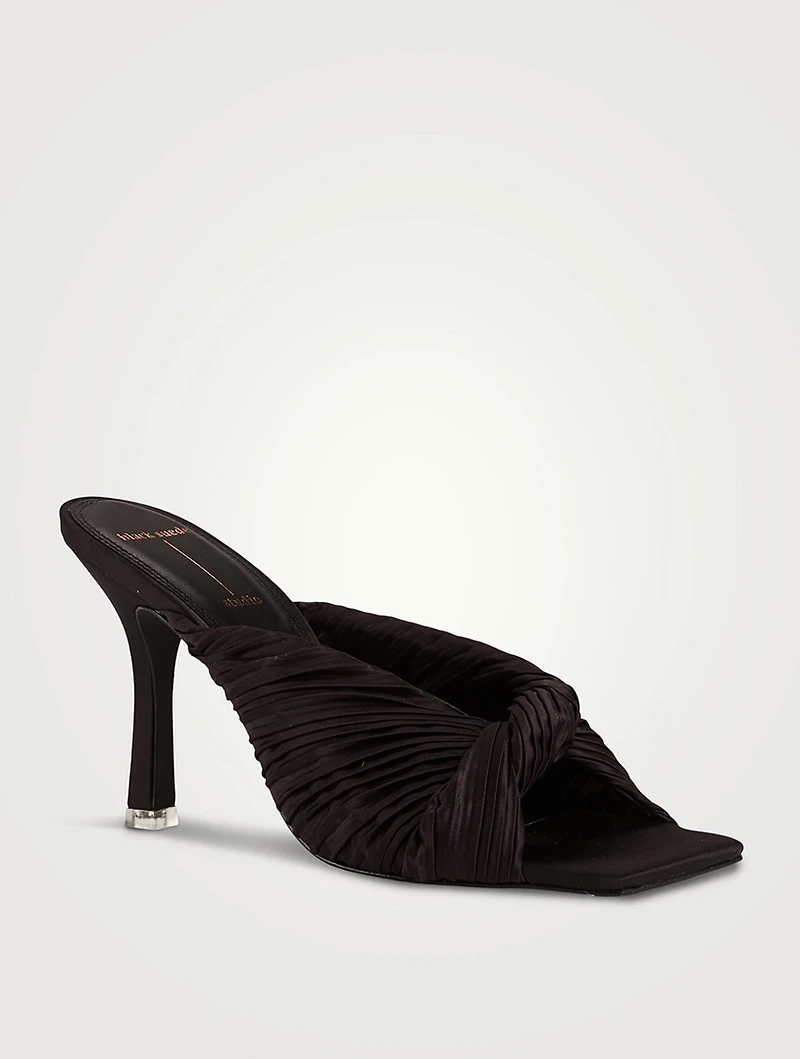 Liliana Twisted Satin Mules