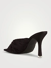 Liliana Twisted Satin Mules