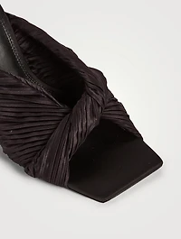 Liliana Twisted Satin Mules
