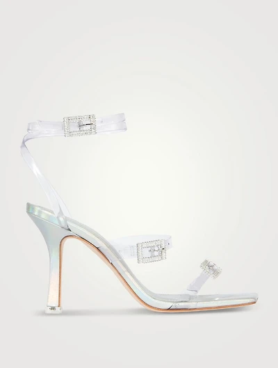 Livia PVC Sandals With Crystal Buckles