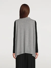 Cashmere V-Neck A-Line Sweater Vest
