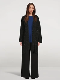 Cashmere Angle-To-Front Long Sweater