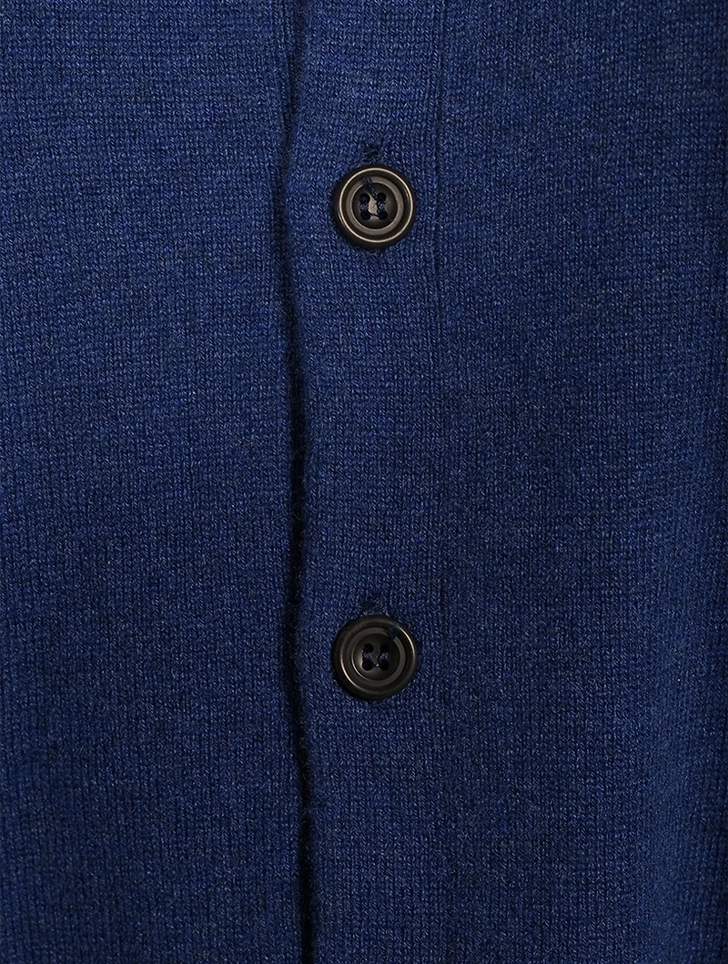 Cashmere Angle-To-Front Long Cardigan