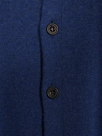 Cashmere Angle-To-Front Long Cardigan