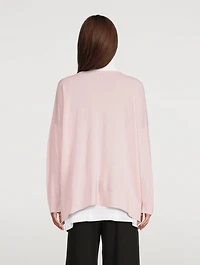Cashmere A-Line Long Sweater