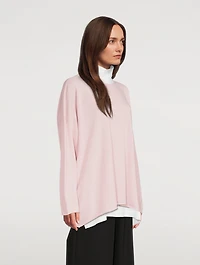 Cashmere A-Line Long Sweater