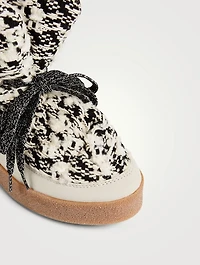 Puff Tweed Ankle Boots