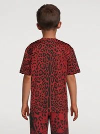 Cotton T-Shirt Animal Print