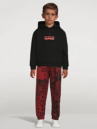 Cotton Sweatpants Animal Print