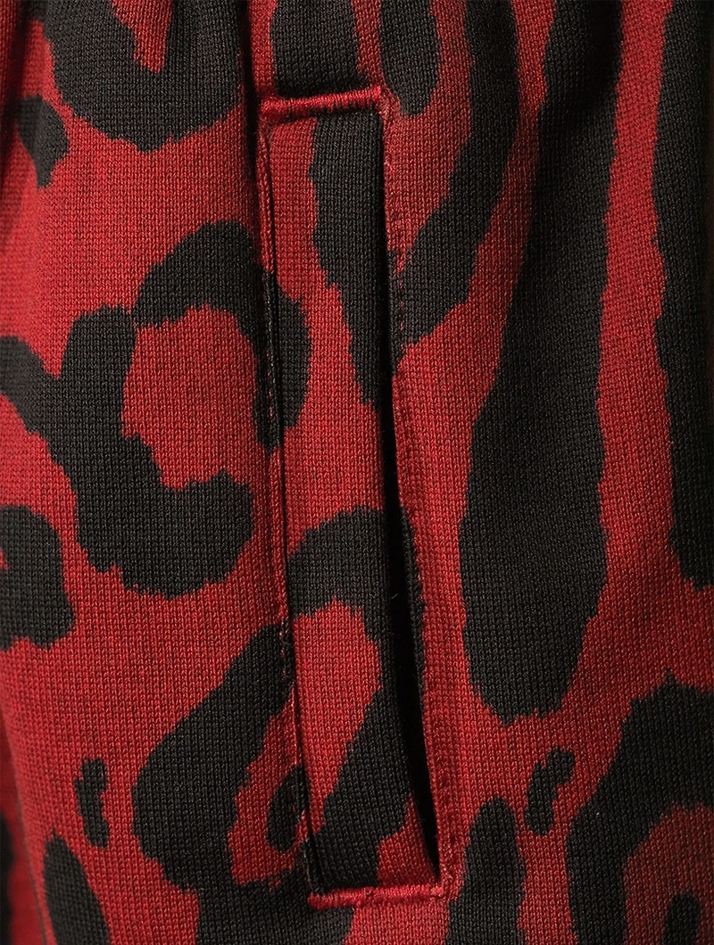 Cotton Sweatpants Animal Print