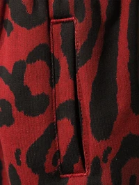 Cotton Sweatpants Animal Print