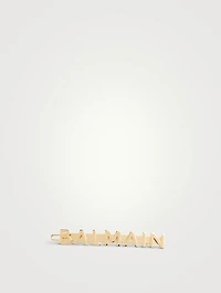18K Gold-plated Logo Hair Slide