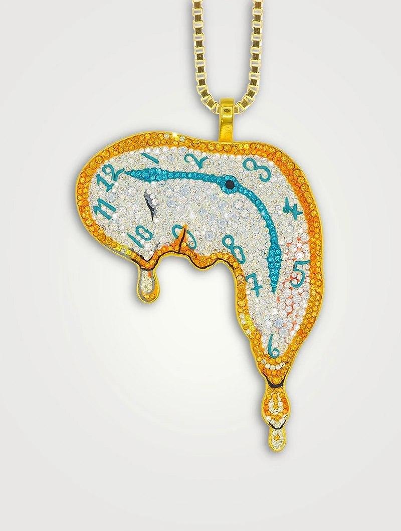 The Hommage A Dali Necklace With Crystals - Limited Edition