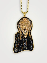 The Hommage A Munch Necklace With Crystals - Limited Edition