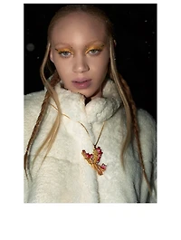 The Flame Necklace With Crystals - Limited Edition