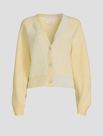Fisherman Colourblock Cashmere Cardigan