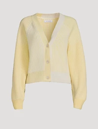 Fisherman Colourblock Cashmere Cardigan