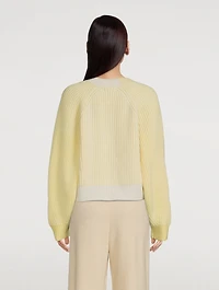 Fisherman Colourblock Cashmere Cardigan