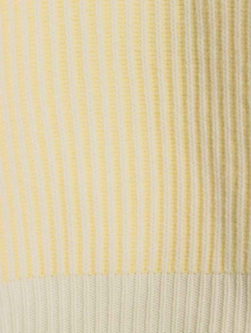 Fisherman Colourblock Cashmere Cardigan