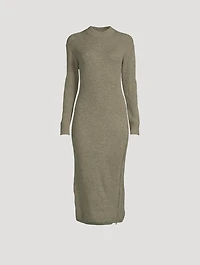Wool And Cashmere Dress With Zipper