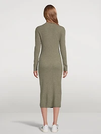 Wool And Cashmere Dress With Zipper