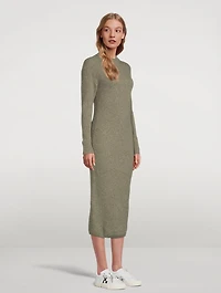 Wool And Cashmere Dress With Zipper