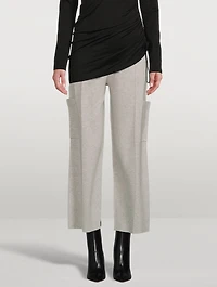 Cotton And Cashmere Utility Trousers