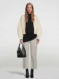 Cotton And Cashmere Utility Trousers