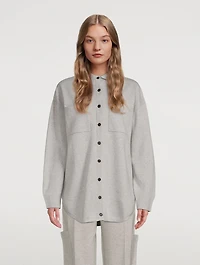 Cotton And Cashmere Utility Shirt
