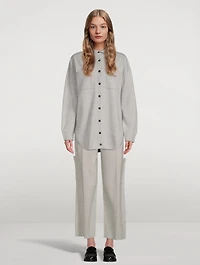 Cotton And Cashmere Utility Shirt