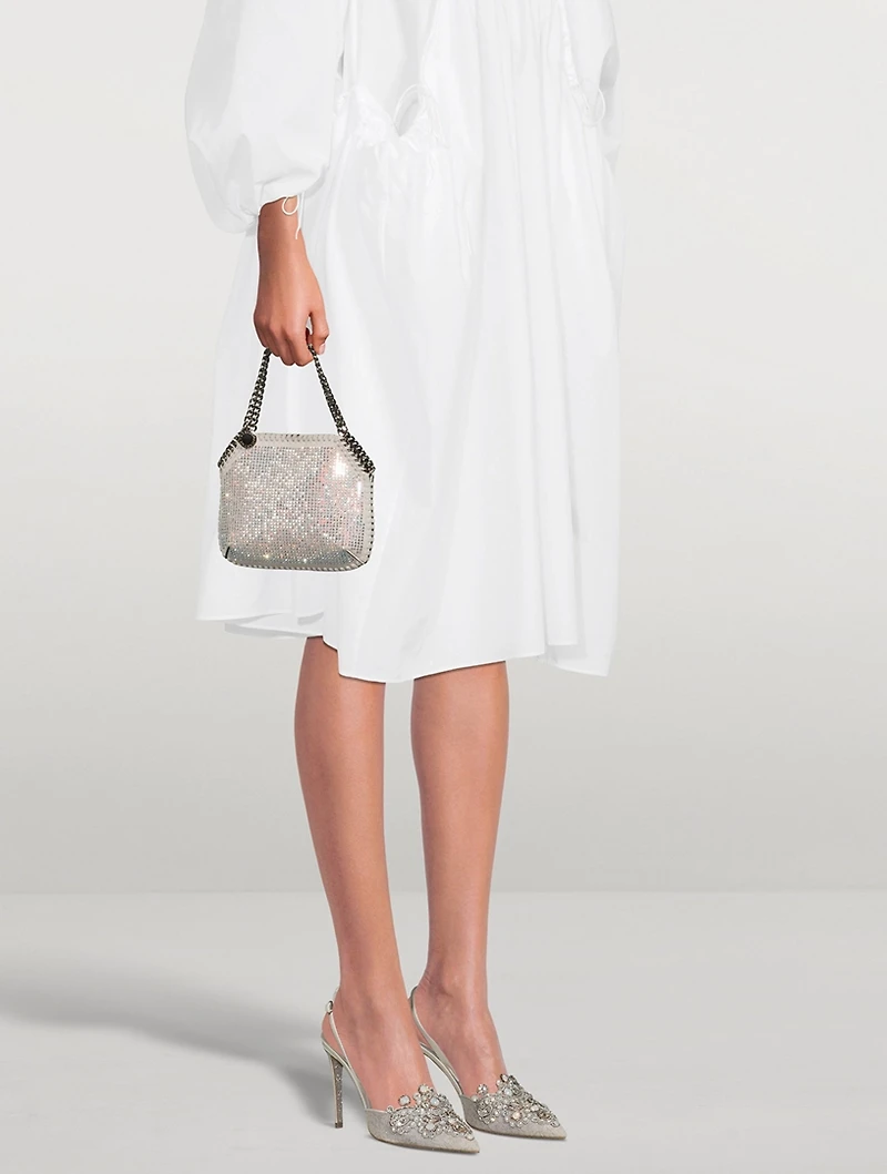 Veneziana Crystal Lace Slingback Pumps