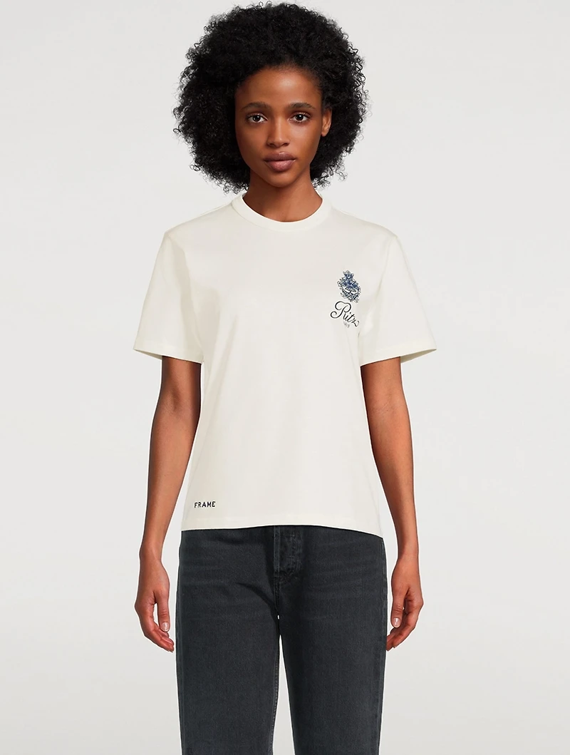 Frame x Ritz Paris Logo T-Shirt