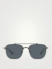 PO2487S Rectangular Sunglasses