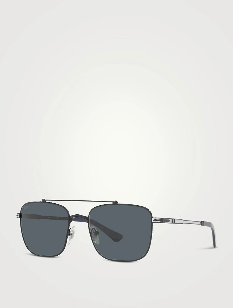 PO2487S Rectangular Sunglasses