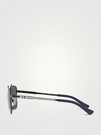 PO2487S Rectangular Sunglasses