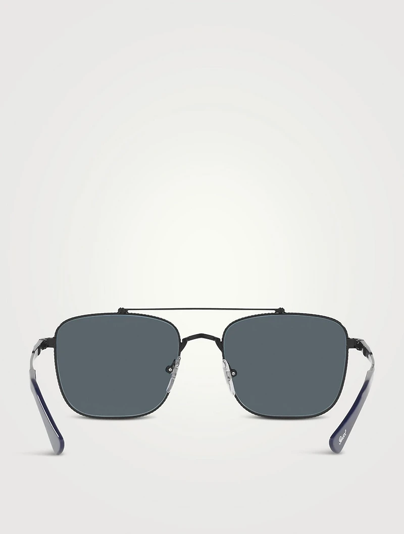 PO2487S Rectangular Sunglasses