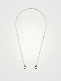 15-Inch 14K Gold Square Link Chain