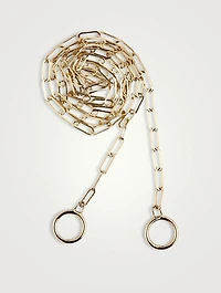 15-Inch 14K Gold Square Link Chain