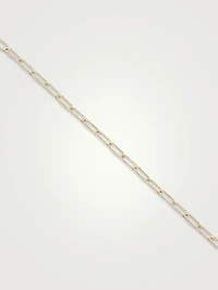 15-Inch 14K Gold Square Link Chain