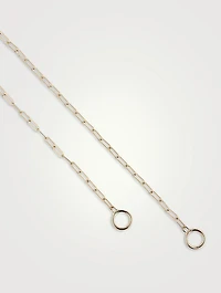 15-Inch 14K Gold Square Link Chain