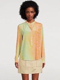 Silk Blouse Stella Print