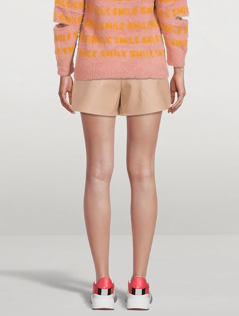 Faux Leather Shorts