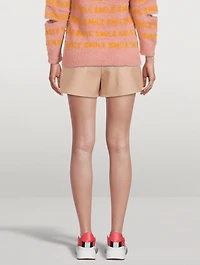 Faux Leather Shorts