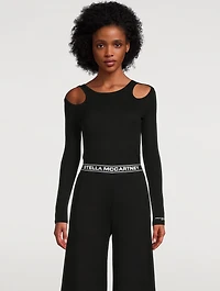 Cut-Out Long-Sleeve T-Shirt