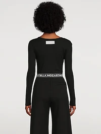 Cut-Out Long-Sleeve T-Shirt