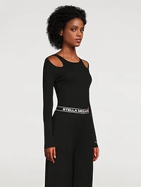 Cut-Out Long-Sleeve T-Shirt