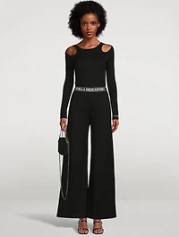 Cut-Out Long-Sleeve T-Shirt