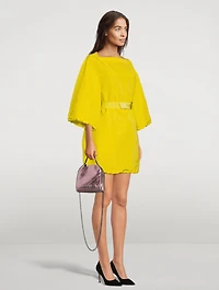 Belted Bungee Cord Mini Dress