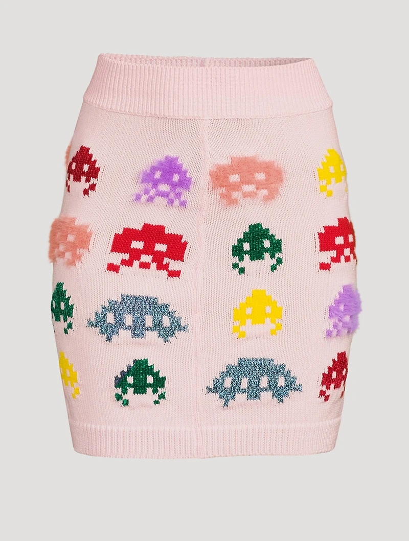 Gamer Knit Mini Skirt